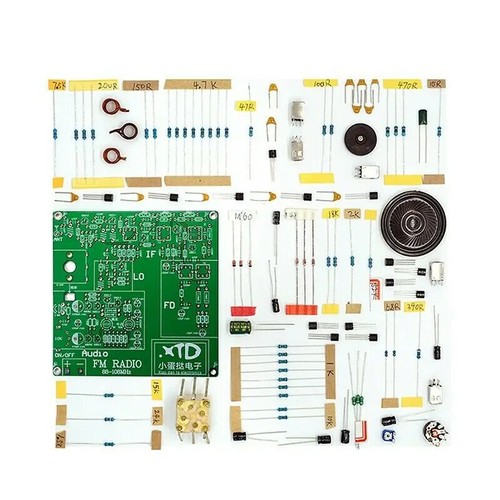ZESTAW DIY 88-108MHz Zestaw radia FM Radio FM Zrób to sam Zestaw odbiorników radiowych W pełni dyskretny - Zdjęcie 4 z 6