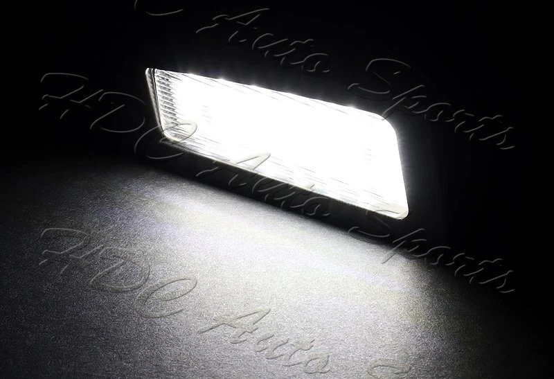 Para Mazda 3 2014-2018 Mazda3 Sedán Blanco 18-SMD LED Luces de matrícula Lámparas Foto 3 de 4