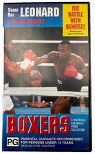 Boxers 8 Leonard v Benitez VHS Video Cassette Tape Black Small Box PAL PG 1996