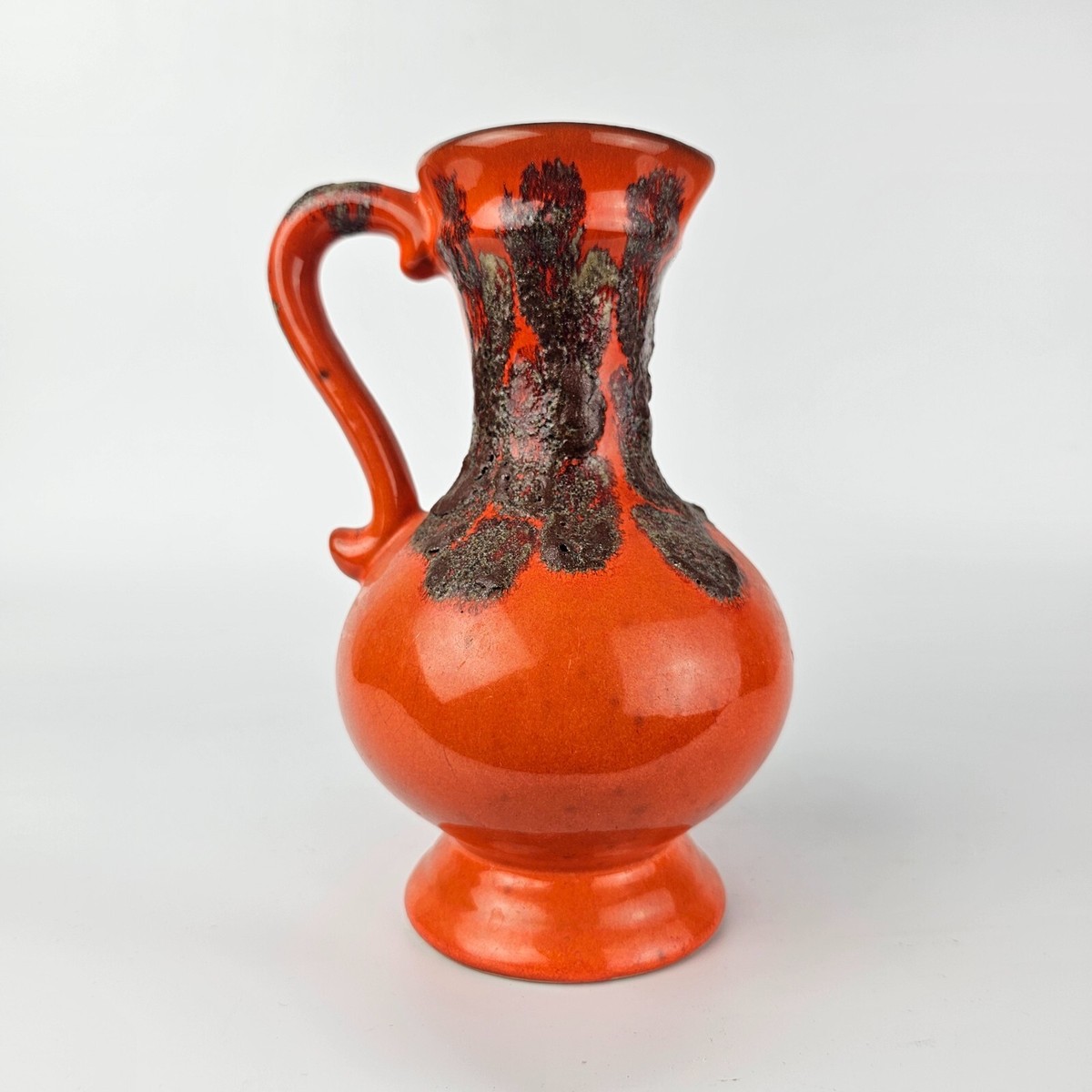 Fat lava Jopeko Vintage West German Fat Lava pitcher / vase by