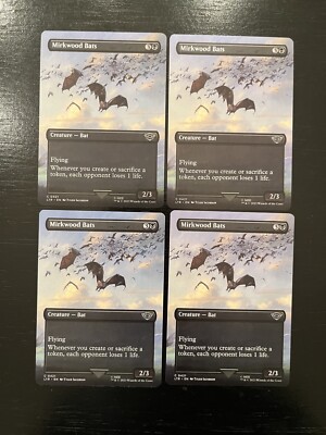 Mirkwood Bats Borderless X4X NM/M The Lord of the Rings LTR Magic Gathering MTG