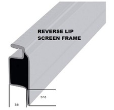Knife Edge window screen Frame, 20 lengths x 93 in. long