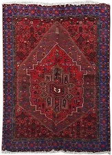 5x7' Red Perssiaan Kurd Bejjar Rug 80218