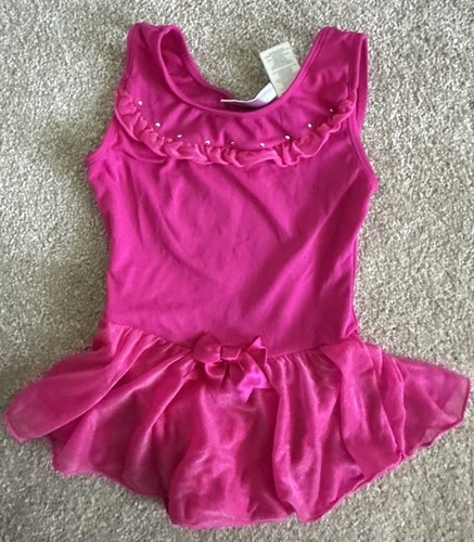 Mädchen Freestyle rosa Trikot mit Tutu Größe 4/5