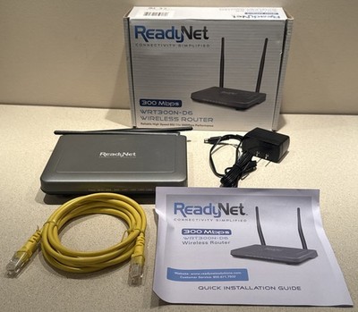 Readynet WRT300N-D6 Wireless Router 300mbps High Speed Connection.   Excellent