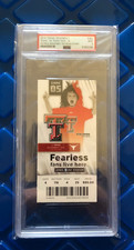 PATRICK MAHOMES FIRST NCAA START FULL Ticket, PSA 9 MINT, Super Bowl Champ MVP!