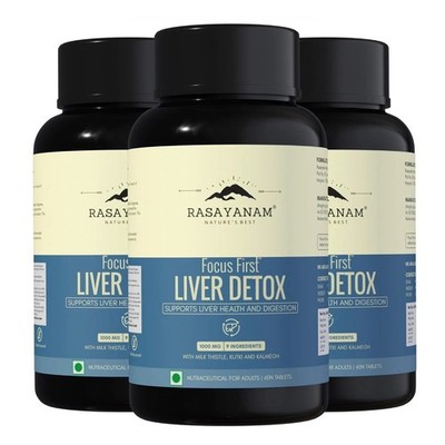 Leber Detox Supplement | Mariendistel mit 80% Silymarin | mit 9 Inhaltsstoffen