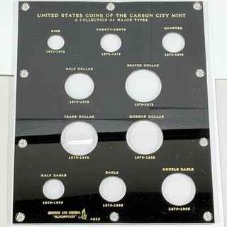 Bowers Merena Kingswood Carson City Mint Coin Type Set Capital Holder #214