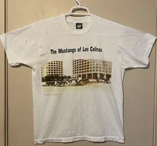 Screen Stars Best Large Shirt The Mustangs of Las Colinas 1990 Single Stitch