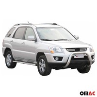 FrontbüGel FrontschutzbüGel FüR Kia Sportage 2008-2010 ø76Mm Stahl Silber Schutz