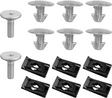 Car Engine Splash Shield Hardware Kit, Engine Lower Cover Pin Screw Bolt, Radiat