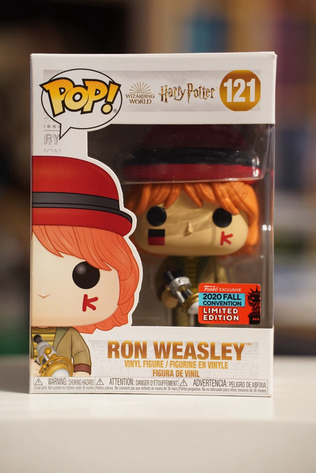 Funk Pop Ron Weasley 121 Harry Potter 2020 Fall Convention E