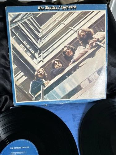 The Beatles 1967-1970 SKBO-3404 EXC Blue Label 12" Vinyl Record Gatefold VG+