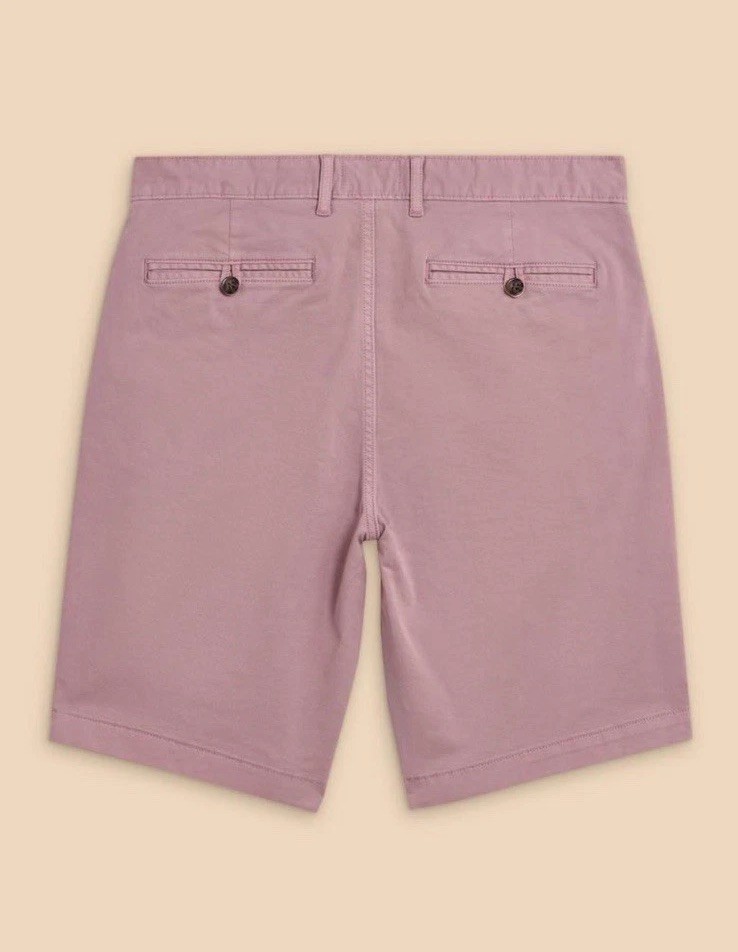 White Stuff.New/Tag”Sutton Organic Chino Short”Organic.Dusky Pink.UK 40S.RRP £45 image 6
