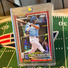 Marketplace image: Topps Chrome 2026 Vinnie Pasquantino logofractor rose gold #162 Parallel 1/1