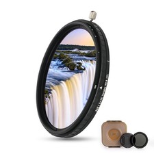 2-in-1 67mm Variable ND Filter  CPL Polarizer Filter, 5 Hard Stops ND2-ND32 ...