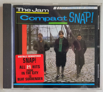 THE JAM Compact Snap CD GERMANY Polydor 821 712-2 HYPE STICKER Near mint!