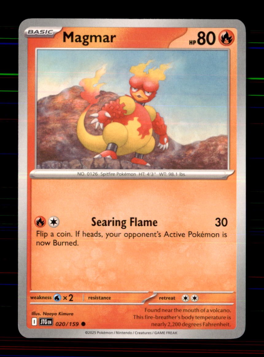 Magmar 020/159 Common Journey Together Pokemon Near Mint