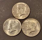 1964 90% & 1966 1967 40% Silver Kennedy Half Dollars Lot 3 Coins