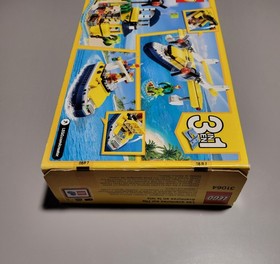 LEGO 31064 Creator Island Adventures 3 In 1 Sea Plane Boat Hut Retired NISB
