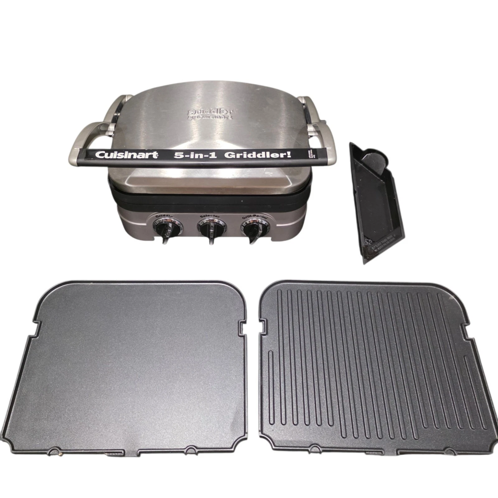 Cuisinart GR-4N 5-in-1 Griddler Panini Press Grill Griddle Waffle Plates
Opens in a new window or ta