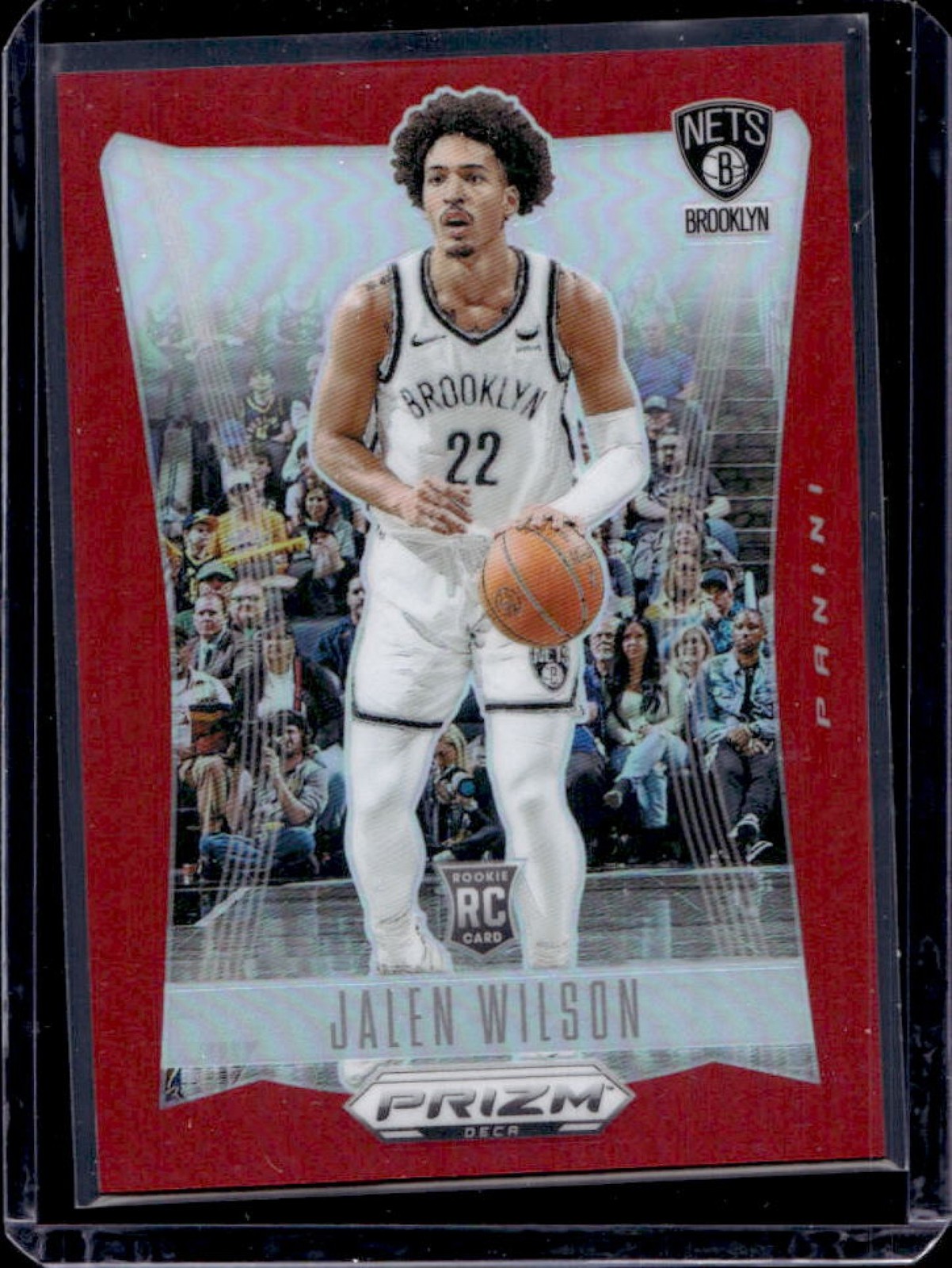 2023-24 Prizm Deca Jalen Wilson RC Red Rookie #/199 Nets