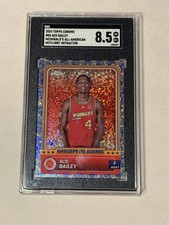 Topps 2024 McDonald's Ace Bailey #84 McFlurry Refractor SGC 8.5