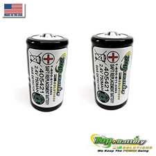 2.4V Combustible Gas Meter Battery For TIF8800 TIF8800A TIF8806A TIF8850 Qty 2