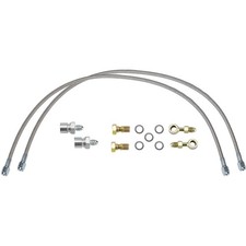 25 Inch Braided Stainless -3an Brake Line Kit 38 Inch Or 10mm