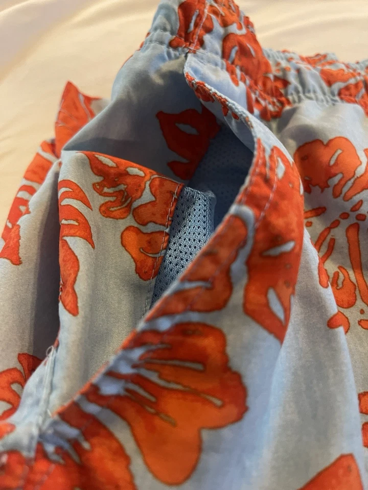 Ocean Pacific 男式泳裤游泳短裤多色夏威夷抽绳 3XL — 第 2/4 张图片