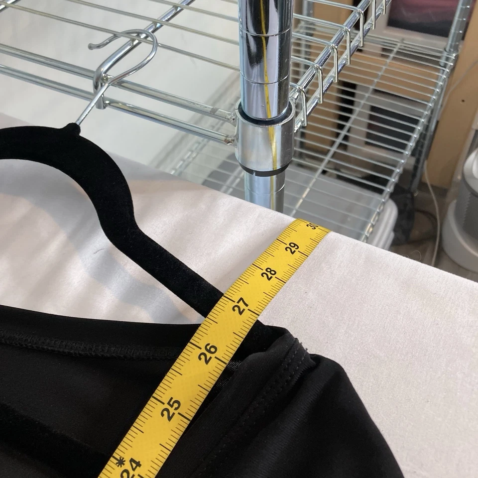 Top túnica manga larga cuello redondo negro Last Tango para mujer talla L minimalista Foto 3 de 4