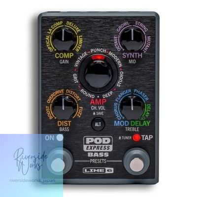 LINE6 POD Express Bass Multi-Effects Processor for Bass Used