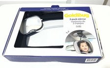 Goldbug 2 Pack Baby Car Mirror Black Shatter Resistant Adjustable