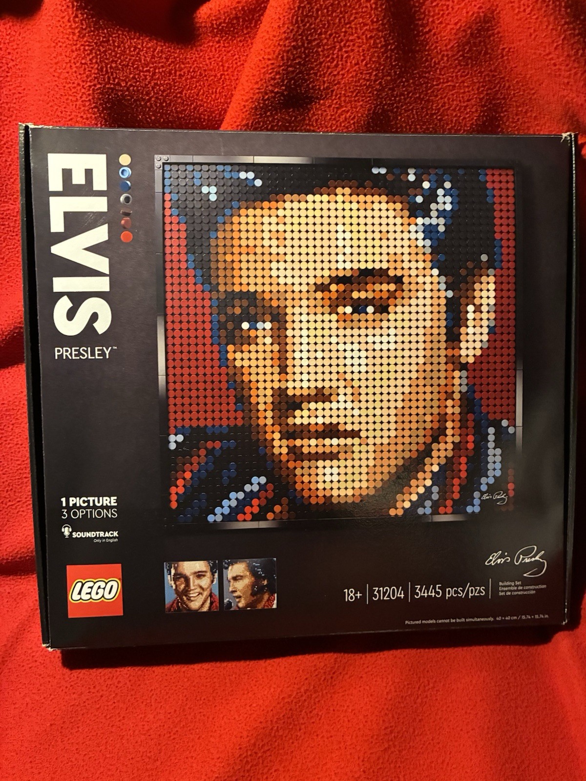 New Lego Art 31204 ELVIS PRESLEY King of Rock 'n' Roll Collector Exclusive 