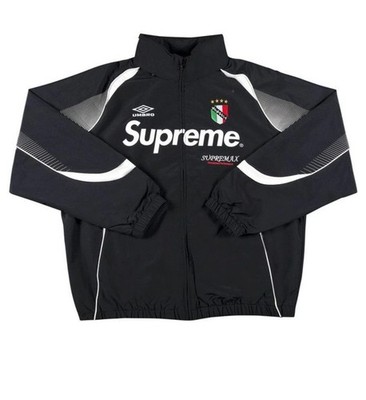 Supreme x UMBRO-Track Jacket Black Size-Large Authentic Fast