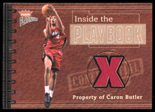 2002-03 Fleer Platinum Inside the Playbook Game Used Caron Butler Jersey #d/250