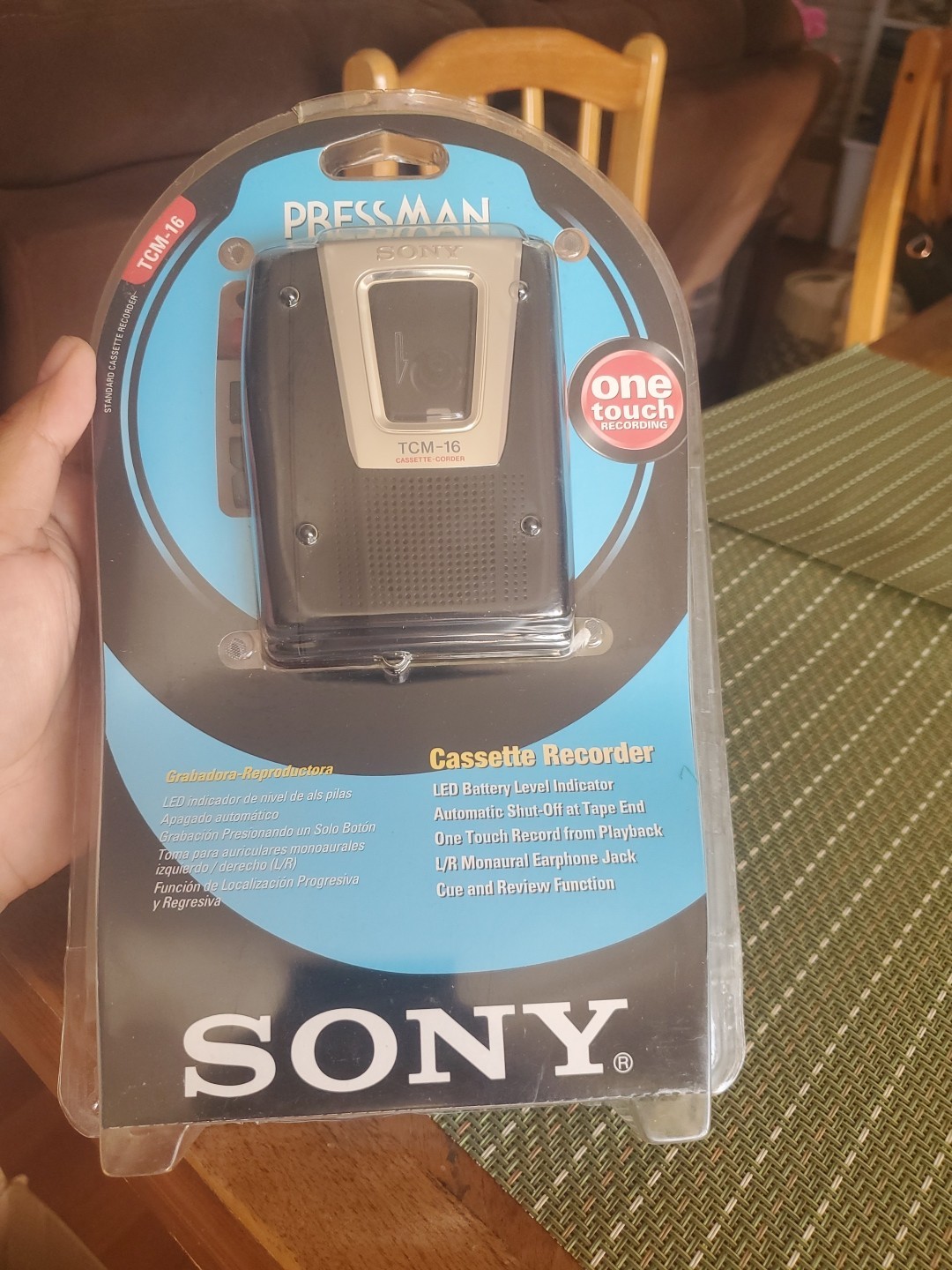 Vintage New Old Stock Sealed Sony # TCM-16 Cassette-Recorder