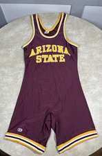 Vintage Cliff Keen Arizona State Sun Devils Wrestling Singlet Size Large 1319
