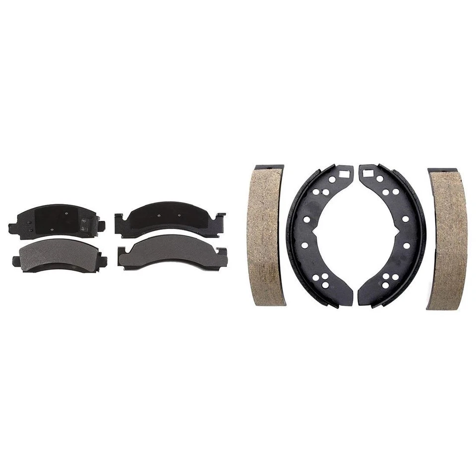 Pastillas de freno delanteras metálicas y zapatas traseras Element3 para Dodge W200 1975-1977 Foto 4 de 4