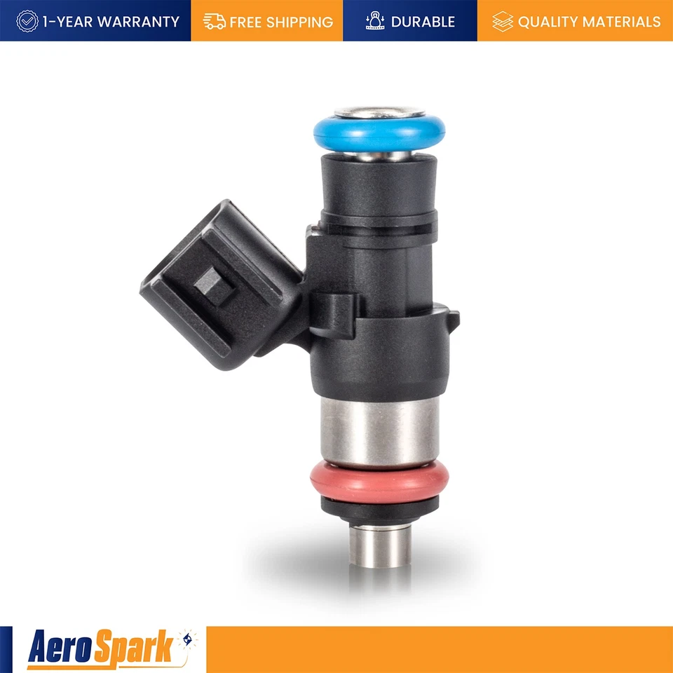 Set of 8 Fuel Injector for 2008-2009 Pontiac G8 6.0L V8 Replace FJ988 0280158051 - Image 2 of 4