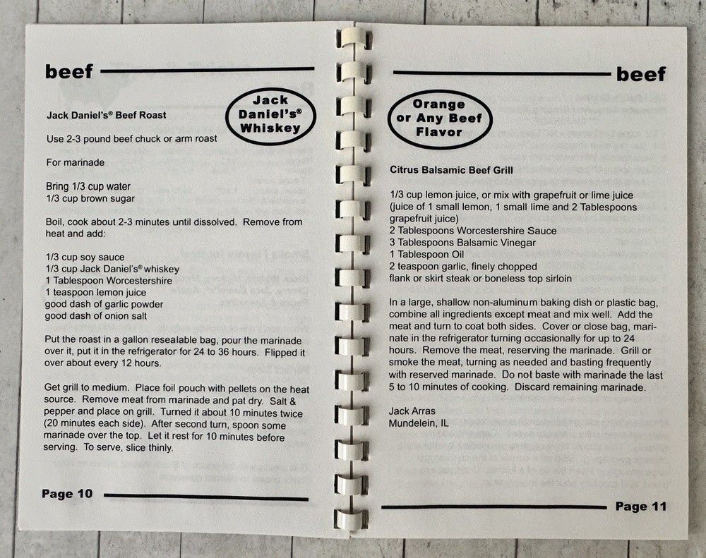 BBQr's Delight: BBQ Grilling Recipes Natural Smoke Pellets 2000 Spiral Comb