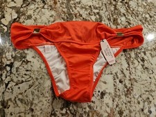 Victorias Secret The Hottie Cheeky Swim Bikini Bottom Pink Logo New