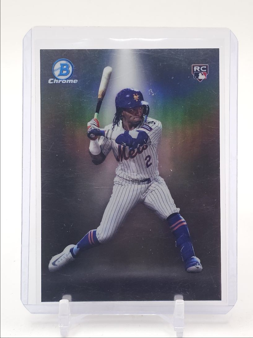 LUISANGEL ACUNA 2025 BOWMAN CHROME SPOTLIGHT ROOKIE SSP METS RC Q6157