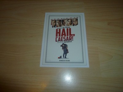 Cinema Filmkarte - Hail, Caesar! - Josh Brolin - Jonah Hill - Filmplakatkarte