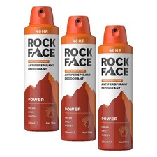 Rock Face Power Antiperspirant for Men 200ml | 200 ml (Pack of 3), 