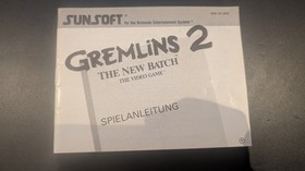 Gremlins 2 NES Sunsoft CIB OVP NOE Komplett Top Zustand TESTED WORKING