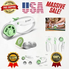 Precision 45mm Rotary Cutter for Fabric with Extra Replacement Blades - Green