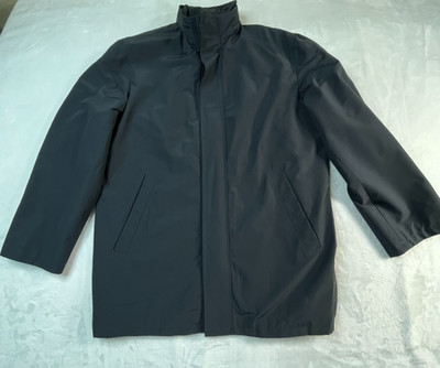 BATTISTONI Barneys New York Mens 40 Jacket Blue Storm System Ing. Loro Piana &C