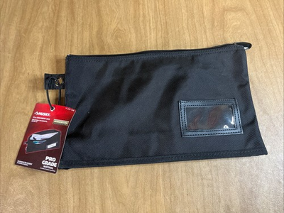 #ad HUSKY Heavy Duty Zipper Document Tool Bag Water Resistant 12quot;x 7.5quot; New $9.99