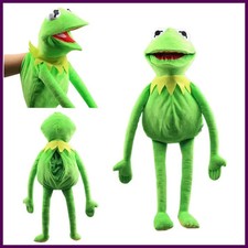 Kermit The Frog Funny Plush Doll Hand Puppet Schoolbag Frog Animal Plush Toy Big